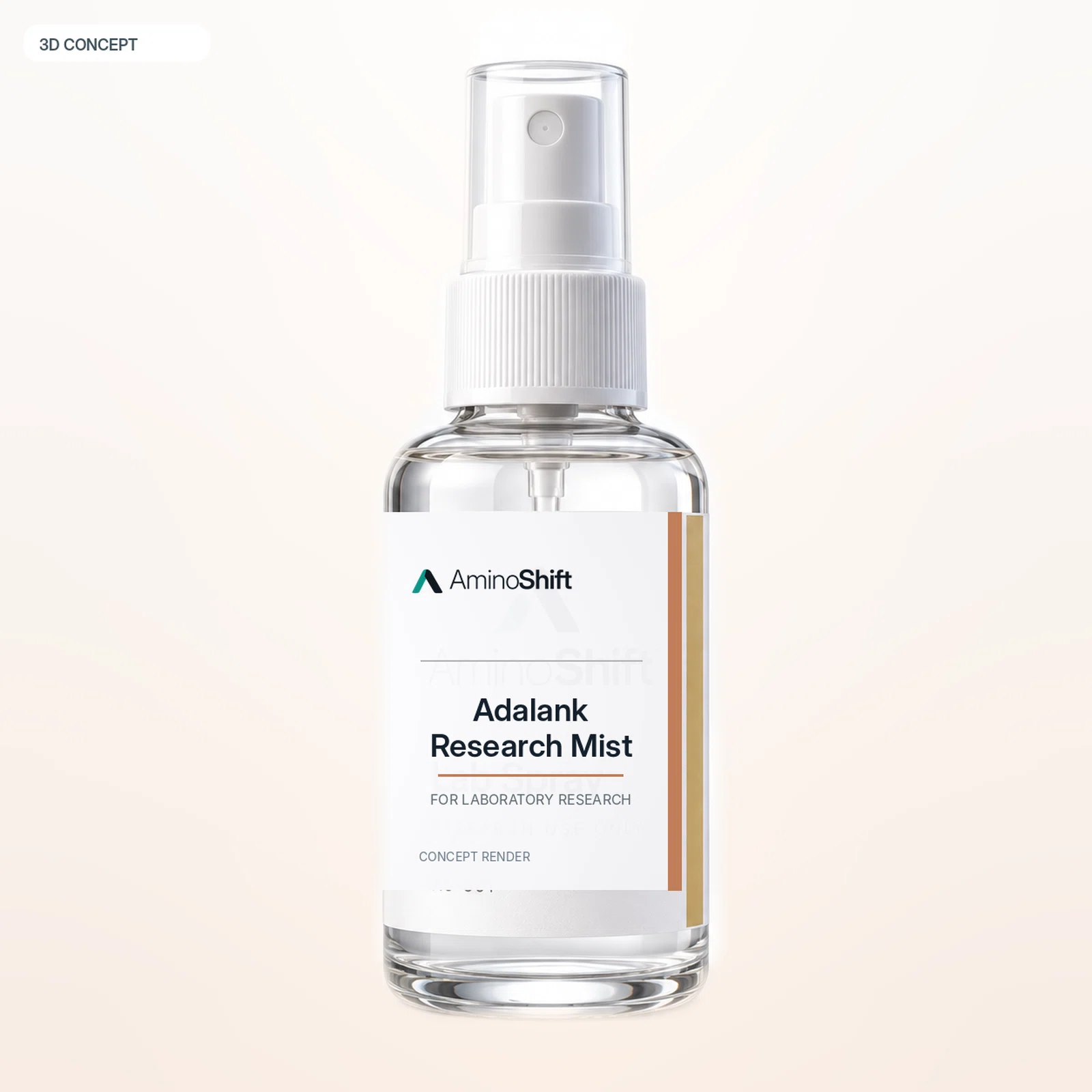 Adalank Research Mist — 3D render · Not inventory photography